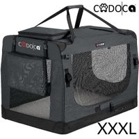 Cadoca Tiertransportbox XXXL 101x69x70cm anthrazit
