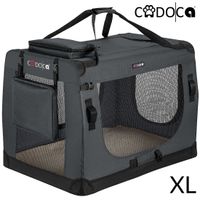 Cadoca Tiertransportbox XL 82x58x58cm anthrazit
