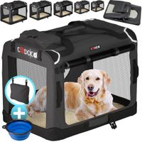 Cadoca Tiertransportbox M 60x42x44cm anthrazit
