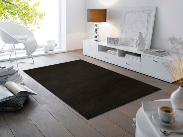 Rutschfeste Fußmatte Raven Black 180 x 120 cm