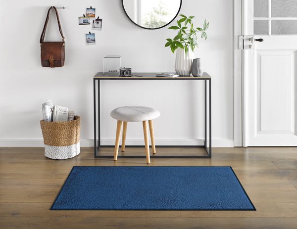 Rutschfeste Fußmatte Navy 120 x 75 cm