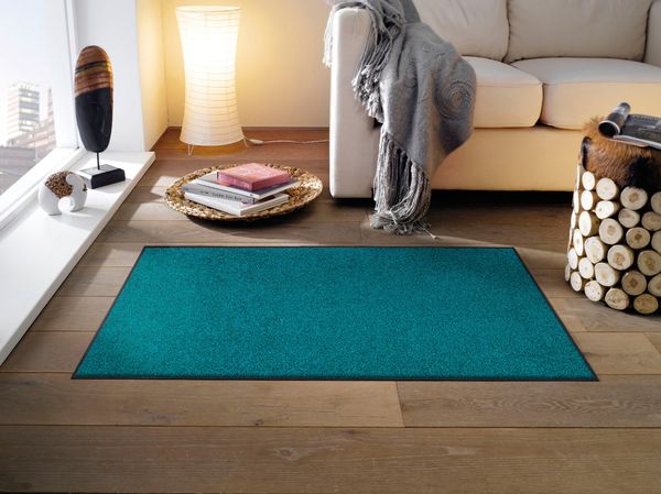 Rutschfeste Fußmatte TC_Peacook Green 120 x 75 cm