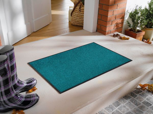 Rutschfeste Fußmatte TC_Peacook Green 90 x 60 cm