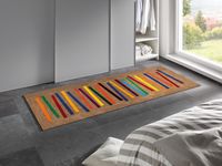 Rutschfeste Fußmatte Mixed Stripes 200 x 80 cm
