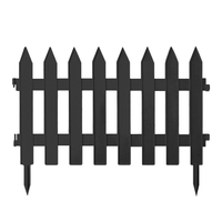 Zierzaun / Beeteinfassung Anthrazit