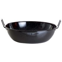Paella World Servierschale für Suppen, Eintöpfe, Tapaspfanne uvm. Durchmesser Ø 22cm, Randhöhe 5,5 cm, Volumen ca. 1,3l, mit 2 Griffen