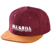 Paella World Snapback Kappe weinrot 100% Baumwolle flexibel einstellbar