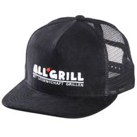 Paella World Trucker-Kappe Schwarz mit gesticktem Logo - Universalgröße, flexibel einstellbar