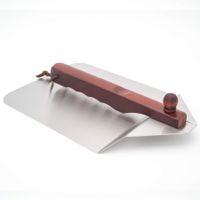 Paella World Pizzaschaufel Edelstahl Holzgriff Allgrill 51x20cm - Pizza, Flammkuchen, Brot, Brötchen