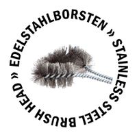 Paella World BBQ Grill- und BBQ-Bürste mit Edelstahlbürstenkopf