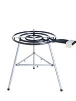 Paella World Gastro-Catering-Grill Comfort Line-Set 6, Pfanne 90cm, 3-Ring-Brenner 60cm, 27,4 kW, Dreibein-Ständer, höhenverstellbar