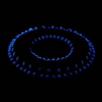 Paella World Gasdruckminderer mit Gasschlauch 50 mbar (Set)