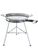 Paella Comfort Line Set 5: Pfanne 80 cm, 3-Ring-Brenner, 27,4 kW, Dreibein
