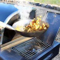 Paella World Original chinesischer Wok mit Holzgriff, Ø 30 cm