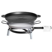 Paella World Trekking Line Set mit Gusseisenpfanne und Paella-Pfanne