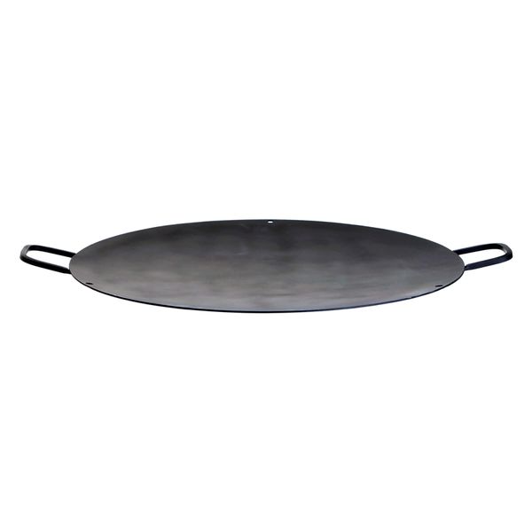 Paella World Wokschale/Grillschale mit 2 Griffen, Ø 70 cm, Stahl unbeschichtet