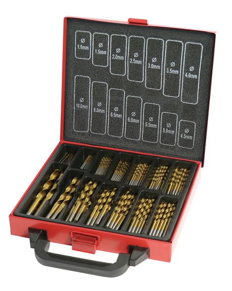 HSS-Spiralbohrer-Set, 99-teilig