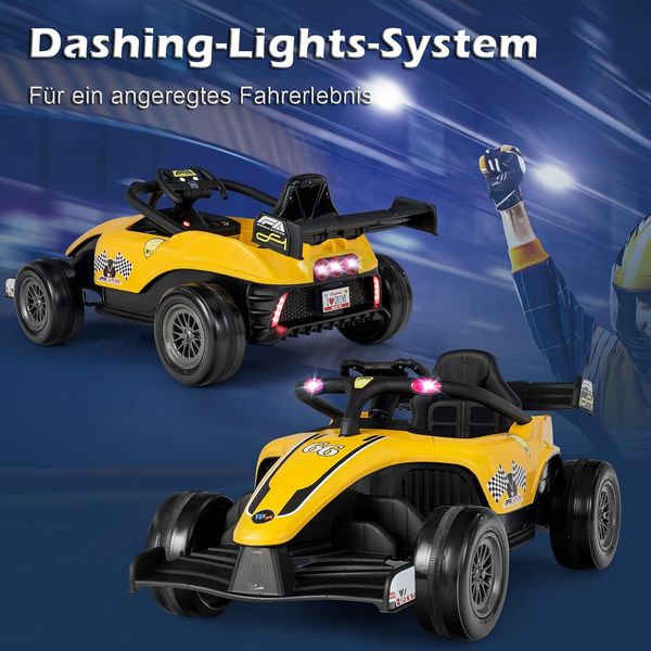 12V Kinderauto, elektrisches Rennauto mit Fernbedienung