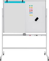 Doppelseitiges mobiles Whiteboard, 120 x 90 cm
