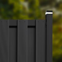 LED-Solarleuchte für Aluminium Pfosten