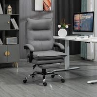 Massage-Bürostuhl, Schreibtischstuhl mit Wippfunktion, Liegefunktion