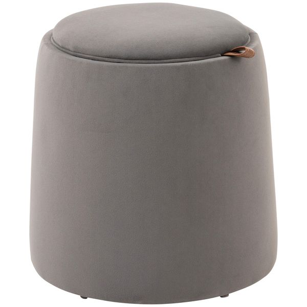 2-in-1 Ottomane Sitzhocker inklusive Stauraum, abnehmbaren Deckel Beige