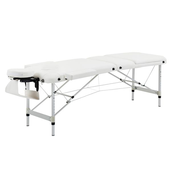 Massageliegen verstellbarer Massagetisch Massagebett Alu Kunststoff
