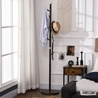 Garderobenständer, Kleiderständer, Garderobe mit 6 Haken für Kleidung