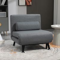 Klappbett Schlafsessel Gästebett Schlafsofa mit Verstellbar Rückenlehne