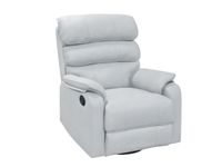 TV Sessel mit verstellbaren Relaxfunktion & 360°° Dreh- und Schaukelfunktion Hellgrau