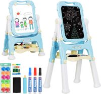 2 in 1 Kindertafel, Kinder Staffelei doppelseitig