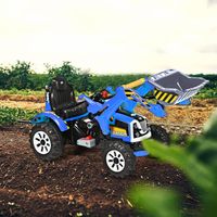 12V Kinder Spielzeugbagger, Kinderbagger 2,5-5 km/h