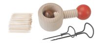 Kastanienbohrer-Set mit Anleitungsheft