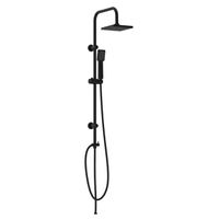 eisl Duschset EASY ENERGY, Regendusche ohne Armatur, Duschsystem Schwarz matt