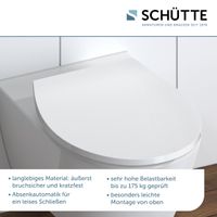 Duroplast WC Sitz LED, Toilettensitz mit LED Nachtlicht