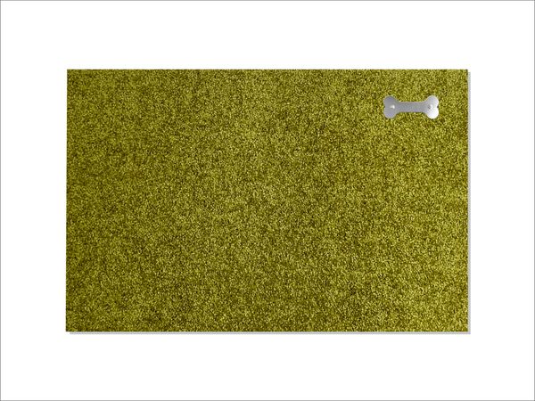 Keilbach Fußmatte mit Edelstahlelement, 87 x 57 cm, green
