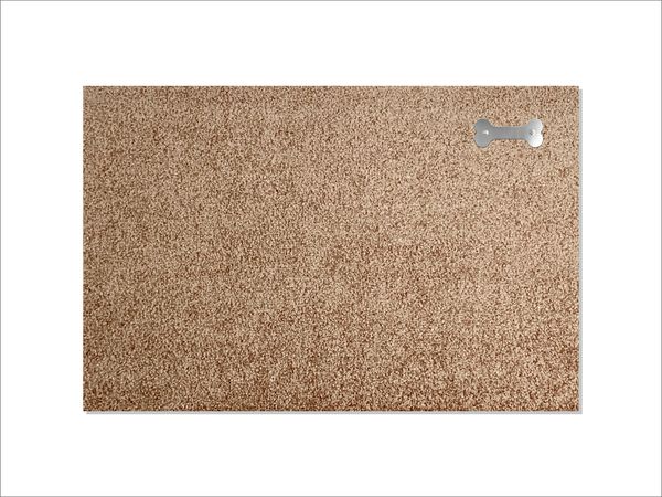 Keilbach Fußmatte mit Edelstahlelement, 87 x 57 cm, sand