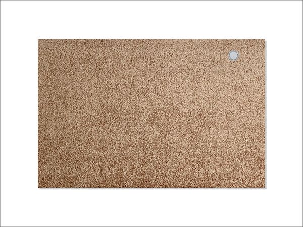 Keilbach Fußmatte mit Edelstahlelement, 87 x 57 cm, sand