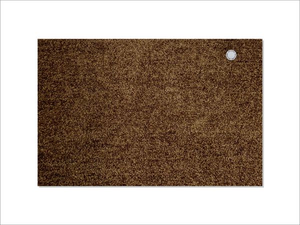 Keilbach Fußmatte mit Edelstahlelement, 87 x 57 cm, brown