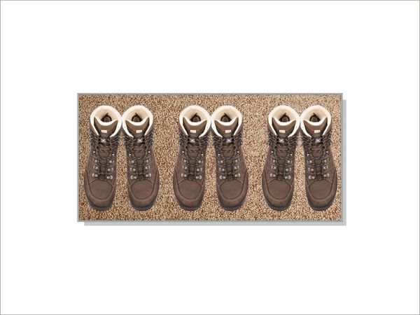 Keilbach Edelstahl Schuhwanne, 77 x 37 cm, sandfarben