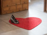 Keilbach Schuhabstreifer, 78 x 78 cm, rot