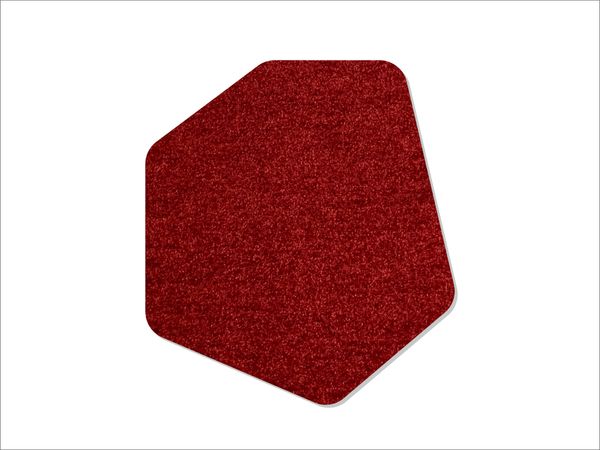 Keilbach Schuhabstreifer, 82 x 74 cm, rot