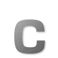 Keilbach Hausnummer, Buchstabe c, Edelstahl
