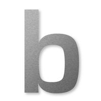 Keilbach Hausnummer, Buchstabe b, Edelstahl
