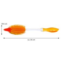 Silikon Flaschenbürste 35 cm, gelb
