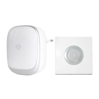 Bewegungsmelder Funkklingel mit kabellosem Sensor
