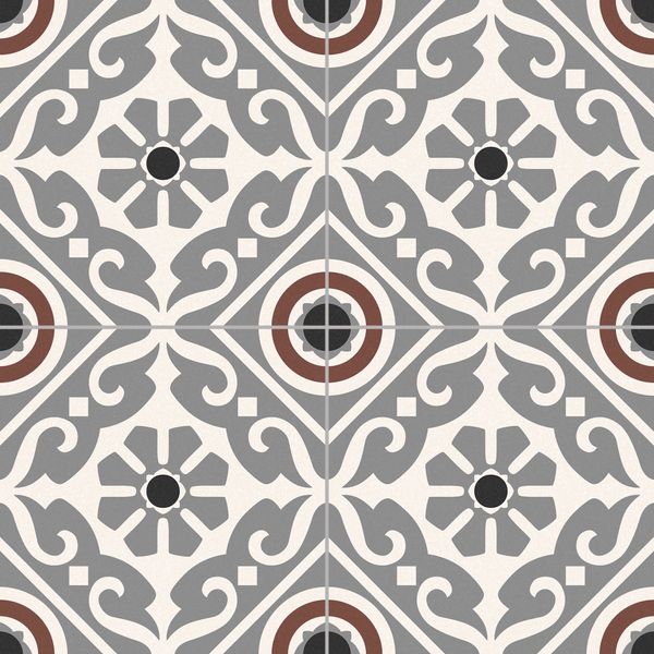 RIONI GREY 16.5 x 16.5 Feinsteinzeug Wand- und Bodenfliese Keramikfliese Fliese