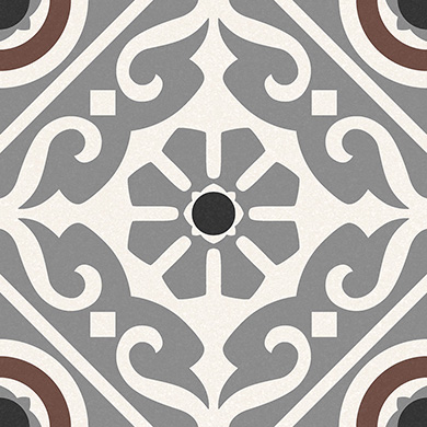 RIONI GREY 16.5 x 16.5 Feinsteinzeug Wand- und Bodenfliese Keramikfliese Fliese