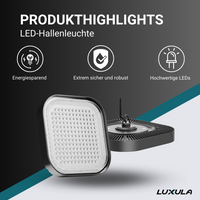 LED-HighBay, quadratisch, 150 W