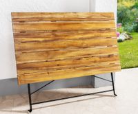 5tlg. Outdoor-Klappstuhl-Set aus Akazienholz